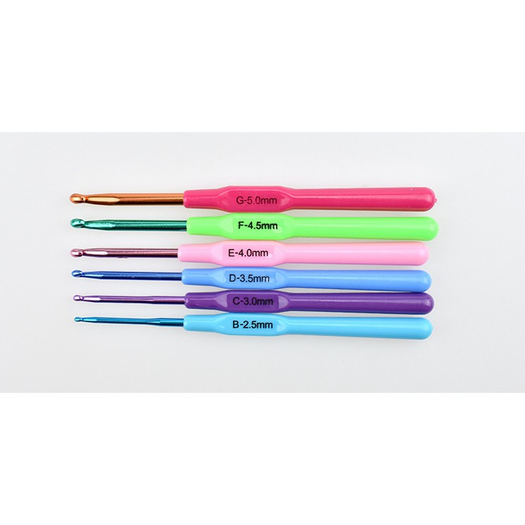 ชุดเข็มถักโครเชต์ Crochet Hooks มีเก็บเงินปลายทาง