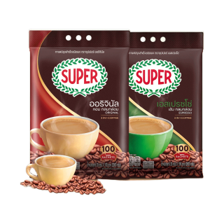 โปรโมชั่น Flash Sale : [200 ซอง] SUPER Instant Coffee 3in1 ซุปเปอร์กาแฟ 3 อิน 1