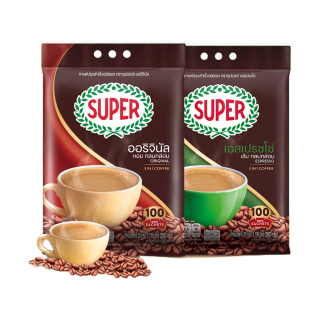 [200 ซอง] SUPER Instant Coffee 3in1 ซุปเปอร์กาแฟ 3 อิน 1