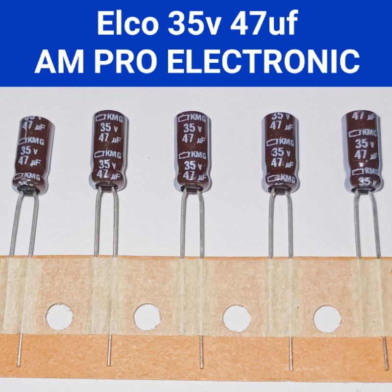 Elco 35v 47uf Elko 47uf 35v ช็อกโกแลตโรล