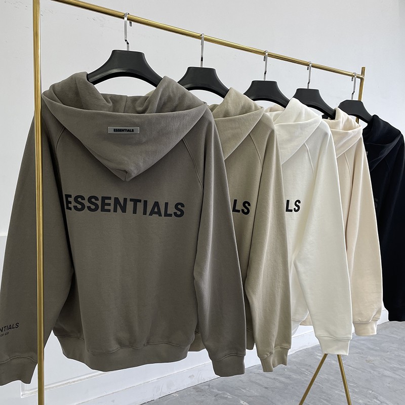 【แฟชั่นเสื้อ】FEAR OF ESSENTIALS เสื้อแจ็คเก็ตซิปฤดูใบไม้ร่วงฤดูใบไม้ ...