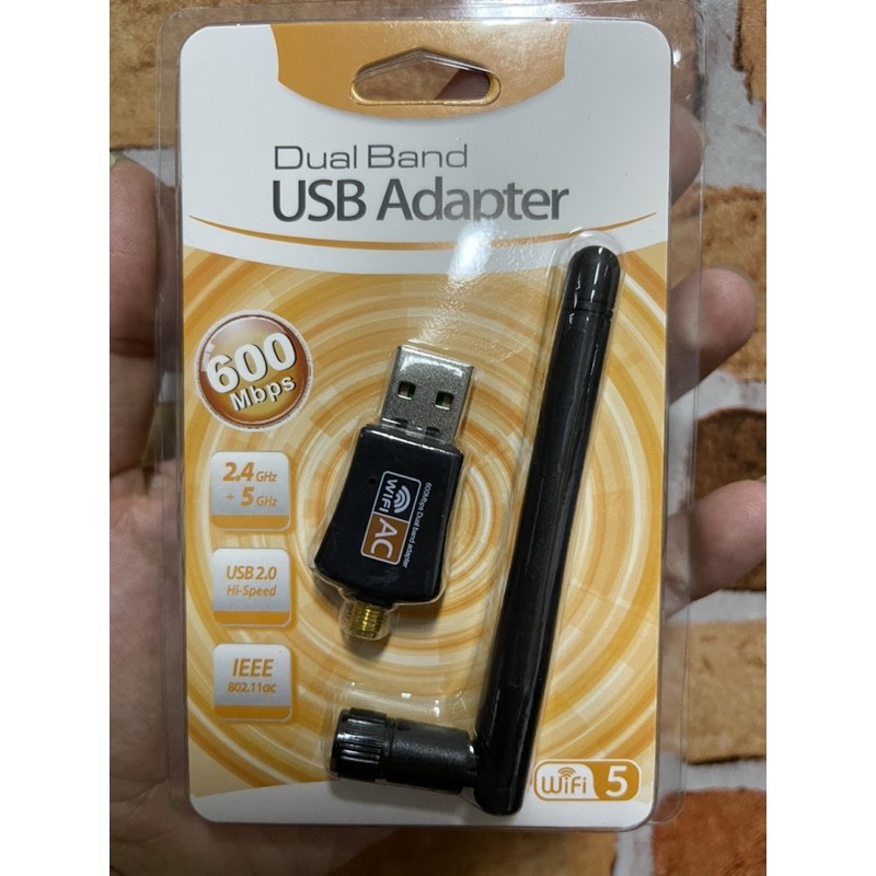USB WIFI รองรับ2ย่านความถี่ 5.0G+2.4Ghz