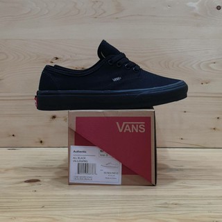 Vans รองเท้าผ้าใบแฟชั่นสีดํา