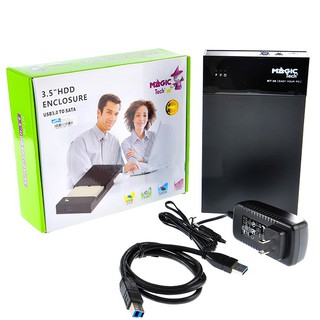 Enclosure 3.5 SATA Magic Tech MT-36 USB 3.0 (Black)