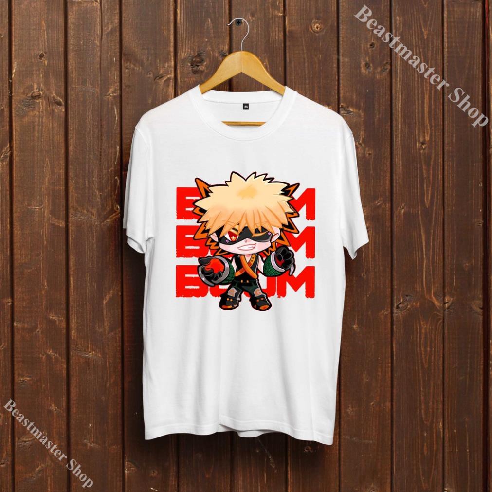เสื้อ Katsuki Bakugou Unisex - Unisex My Hero Academia - เสื้อยืดบุคลิกภาพ Katsuki Bakugou - MHA-033