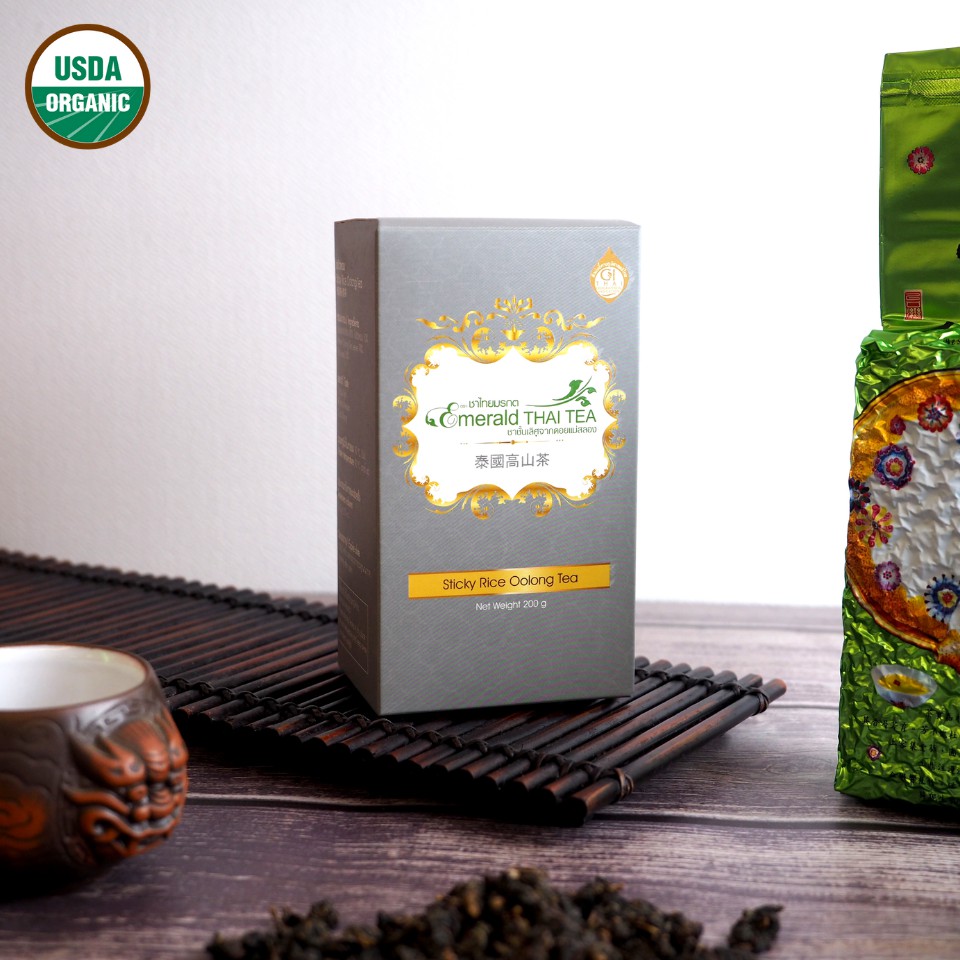 ชาข้าวหอม ขนาด 200 กรัม ตราชาไทยมรกต ใบชาดอยแม่สลอง