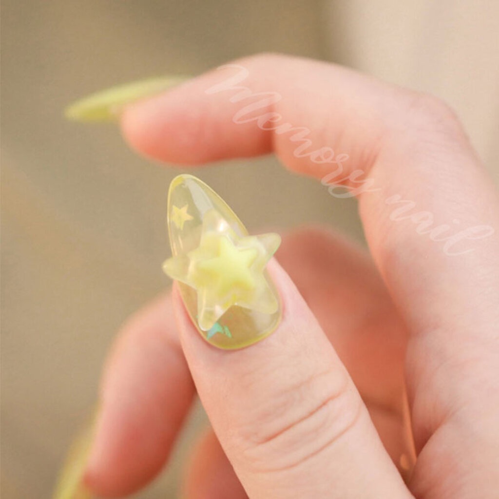 ❤️⭐🌸‼️รวมแต่งเล็บ ของแต่งเล็บ อันใหญ่ หัวใจ ดาว ดอกไม้ สไตล์ ญี่ปุ่น สุดคิ้ว ( ของแต่งเล็บ ขนาดใหญ่ รหัส K ) - รูปที่ 3