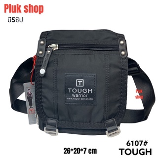 กระเป๋าสะพายข้าง TOUGH แท้ รหัส 6107# ผ้าไนลอน ผ้าหนา กันน้ำ ขนาด 26x20x7 cm สายยาว150cm สำหรับผู้ชายผู้หญิง