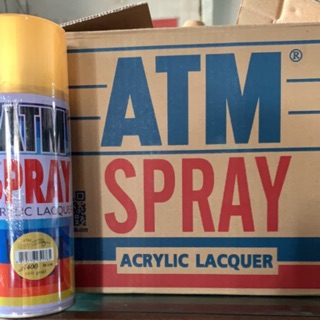 สีสเปรย์ สีทอง ATM เบอร์A400 ATM spray acrylic lacuer