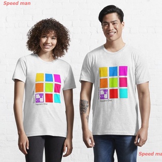 เสื้อยืดครอปโค์เพลย์ วงดนตรี หิน ดนตรี เด็กผู้ชาย เสื้อยืด Square One Essential T-Shirt เสื้อคู่ ยุโรปและอเมริกา เทรนด์เ