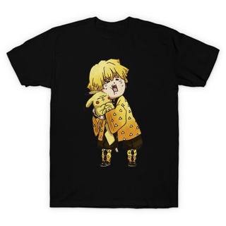 เสื้อยืดเกาหลี⊕ก๋วยเตี๋ยว T Shi RT Kimetsu no Yaiba de Mon Sayer Zenitsu Pikachu Tun de r school p