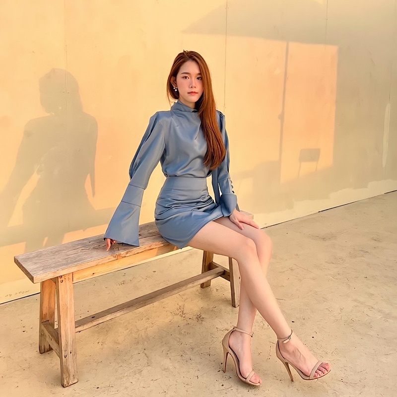 Dressfriends.bybf | Tia set ชุดเซตเสื้อ+กระโปรง