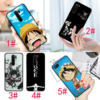 กระเป๋าเคสนุ่มเคสมือถือลายการ์ตูน One Piece Luffy Redmi Note 4x5 6 7 8 T Pro