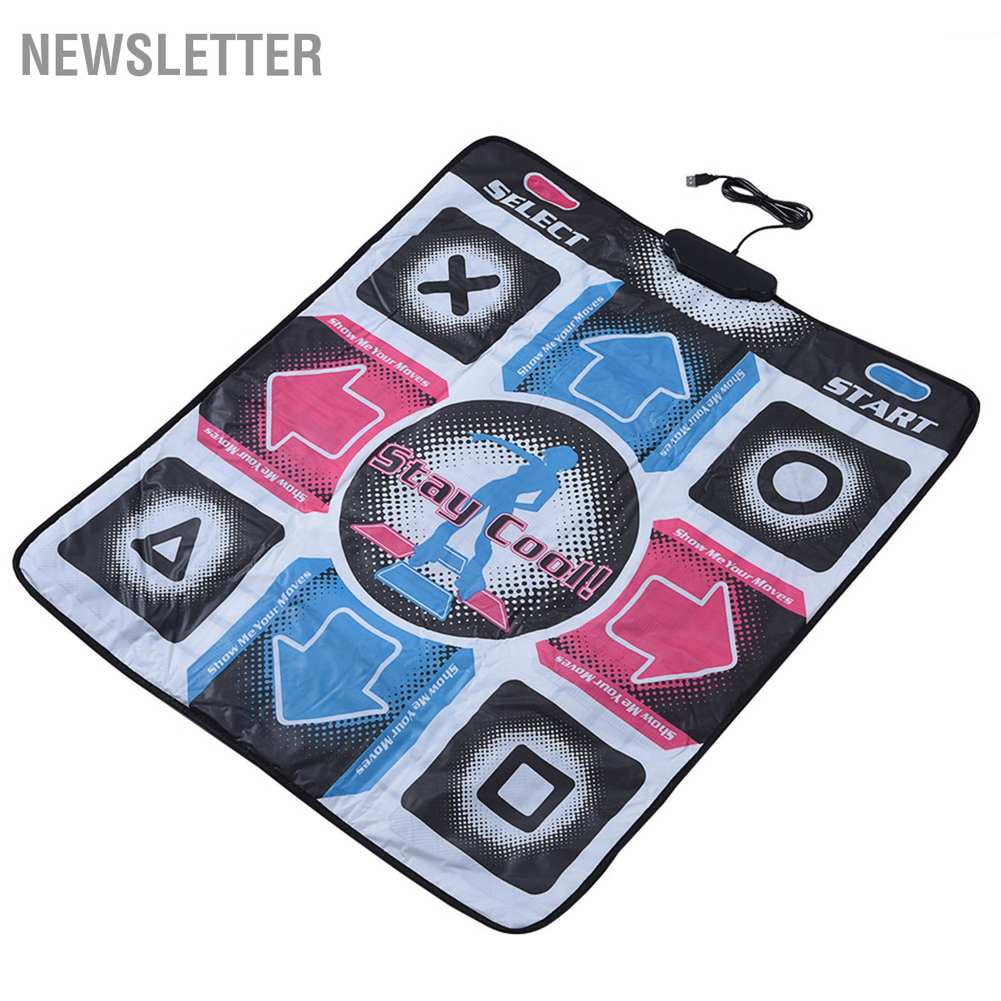 Non‑Slip Durable Wear‑resistant Dancing Step Dance Mat Pad Dancer Blanket with USB for PC