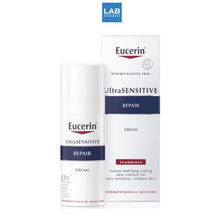 Eucerin Ultrasensitive Repair Cream 50 ml. -  ครีมรักษาสิวผด ช่วยฟื้นฟูผิวที่อ่อนแอ แพ้ง่าย