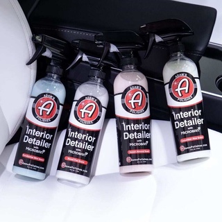 Adams Microban Interior Detailer (16 oz/473 ml) ผลิตภัณฑ์สเปรย์ป้องกันและขจัดคราบสกปรก Microban® สำหรับภายในรถยนต์