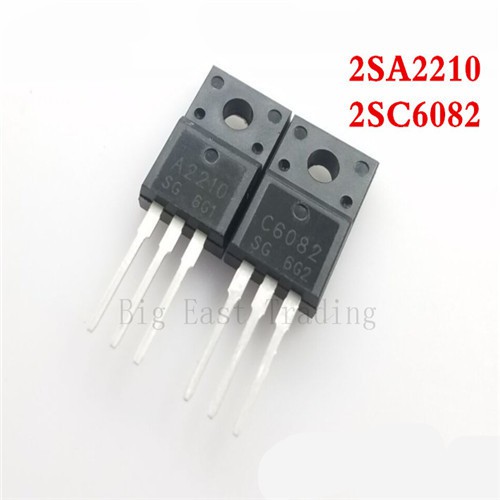 TO-220F(10pcs C6082 20PCS A2210 2SA2210 + 10pcs 2SC6082) TO-220 รับประกันคุณภาพ pxa TO-220F( + 2SC60