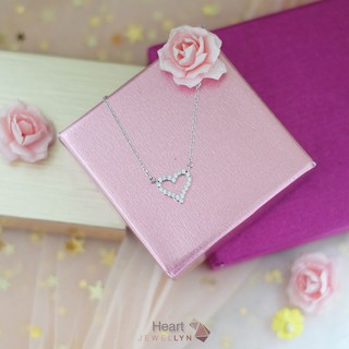 JEWELLYN Heart H Necklace