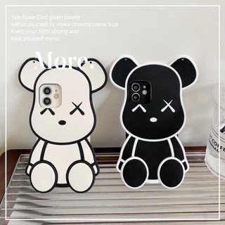 เคสโทรศัพท์มือถือ ลายการ์ตูนหมีน่ารัก 3D สําหรับ Xiaomi Redmi Note 11 Note 10 Pro Note 9s Note 8 Pro Note 7 Note 6 Pro Redmi 9 9A 9C 9T Redmi 8 Redmi 7A Redmi 6 6A Mi A1 A2 Lite A3 Lite Poco X3 NFC M3