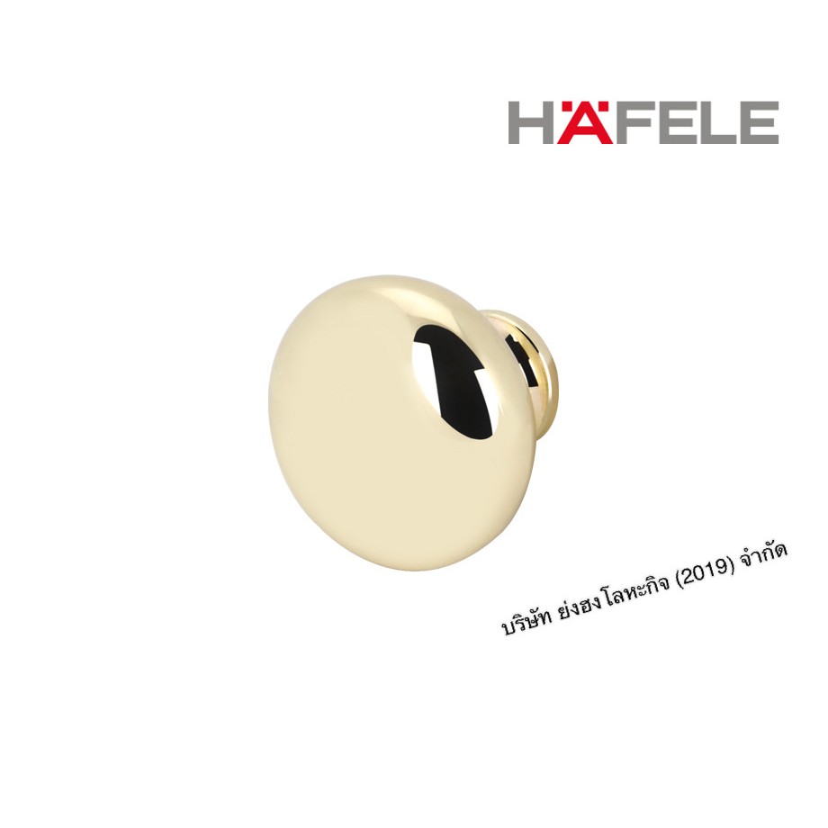 ปุ่มจับ มือับ HAFELE 481.22.054 GO-PL สีทองเงา