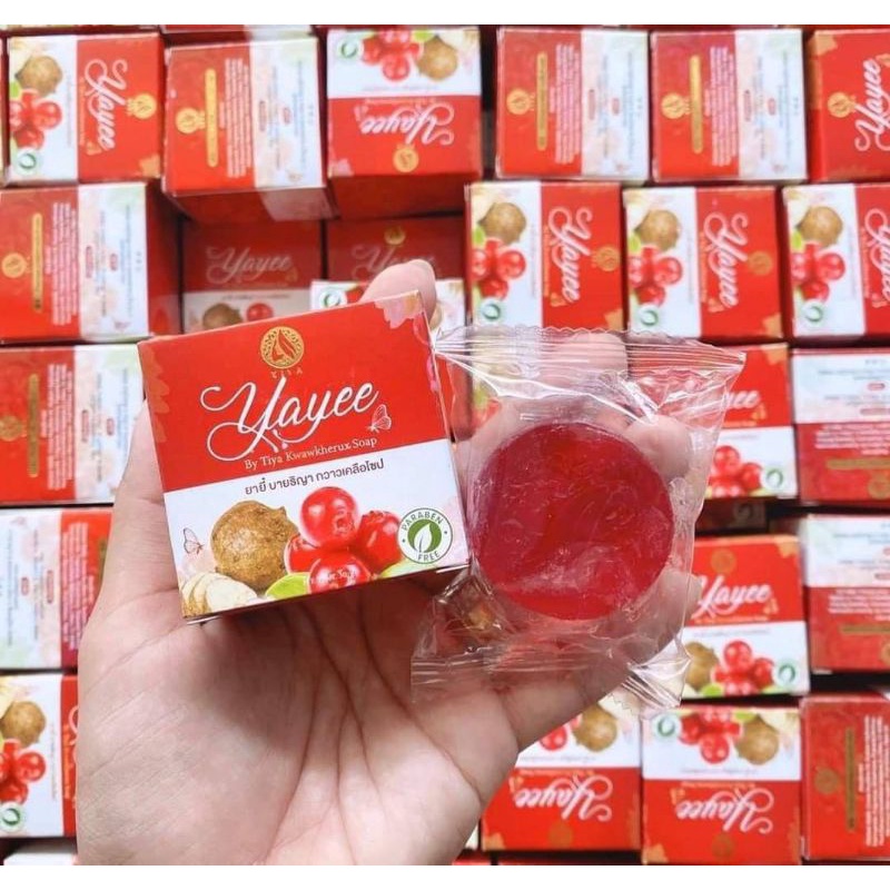 YAYEE soap 30 กรัม สบู่ยาหยี สบู่กวาวเครือ สบู่ล้างจุดซ่อนเร้น ล้างจิมิ กลิ่นหอมอ่อนๆ ฟิตกระชับ