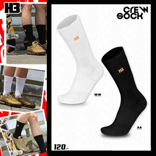 ขายส่งแพค12คู่ ถุงเท้าข้อสั้น H3 CREW SOCKS