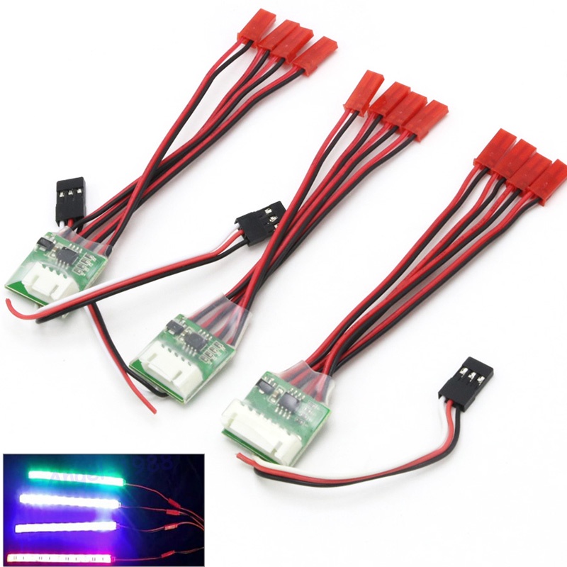 3S 4S 6S RC กันน้ํา LED Strip Light Controller สําหรับเครื่องบิน Rc