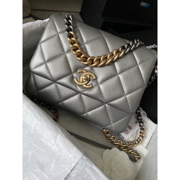 ❌Sold❌ Chanel mini flap bag 7.5 21B (ชิป) อปก Full set+ใบเสร็จไทย
