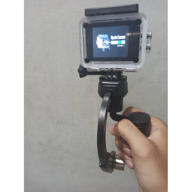 Handheld Curve Stabilizer สําหรับ GoPro/Xiaomi Yi/Xiaomi Yi 2 4K Gimbal ผู้ถือ HP มือถือ jn