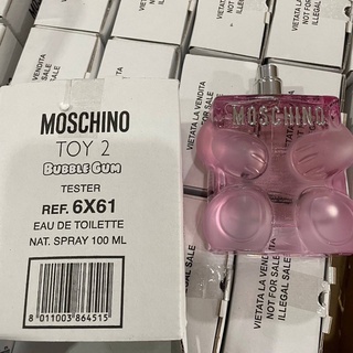 น้ำหอม Moschino Toy 2 Bubble Gum EDT 100 ml. กล่องเทส ไม่มีฝา by Moschino is a Floral Fruity fragrance for women