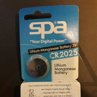 ถ่านลิเทียม SPA CR2025 3V Lithium by ครูแว่น frogmangear