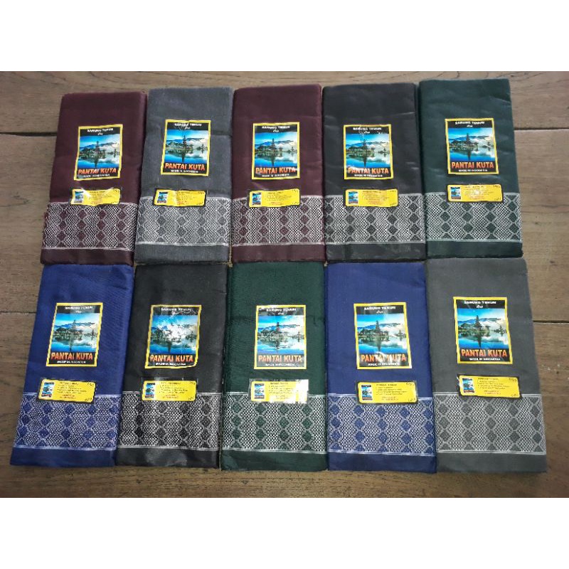 ผ้าซิ่นทอ Kuta Beach ล่าสุด ลาย Dobi Songket (ขายส่ง 10 ชิ้น)