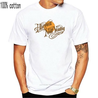 Neil YOUNG Harvest เสื้อยืดท็อปส์ แขนสั้น ทรงสลิมฟิต ธรรมชาติ คุณภาพสูง ไซซ์ S-3XL