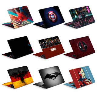 DIY Marvel Superhero Vinyl Laptop Protective Leather Laptop Protector Sticker for 13/14/15/15.6/17" Laptop Decorative Decal