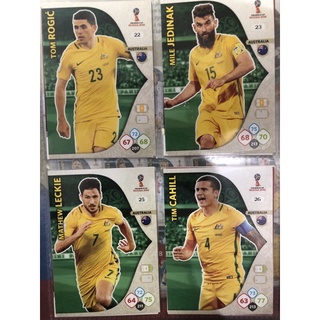 2018 Panini Adrenalyn XL World Cup Russia Soccer Cards Australia