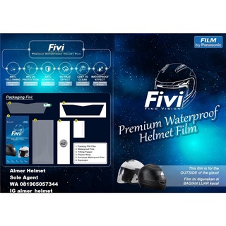 ลดราคา ฟิล์มติดหมวกกันน็อค กระจก ป้องกันรอยขีดข่วน กันน้ํา Fivi uv Glare visor helmet