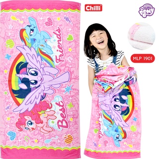 "ของแท้ 100%" JHC ผ้าขนหนู My little pony MLP-1901 ขนาด 16x32 นิ้ว(เช็ดผม)