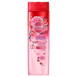 SUNSILK ซันซิล เนเชอรัล แชมพู เฟอร์ฟูม บลอสซัม โรส วอเตอร์ & มิกซ์ เบอร์รี่ 320 มล.