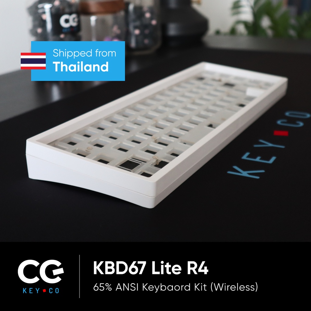 (Bluetooth version - BATTERY INCLUDED มีแบตเตอรี่ในเซต) KBD67 Lite R4 Mechanical Keyboard Kit คีย์บอ