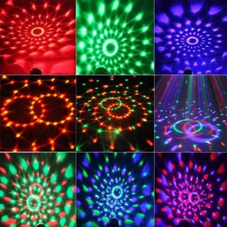 LED Party Light ไฟปาร์ตี้ ไฟพาร์ ไฟดิสโก้ ไฟเทค ตามจังหวะเพลง