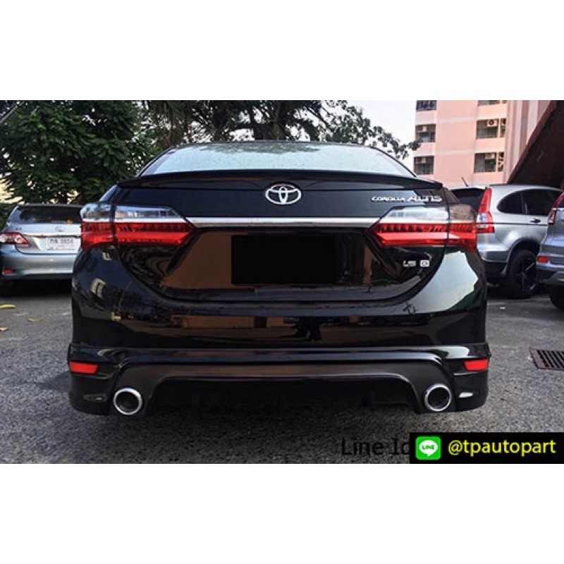 ชุดเเต่งรถ ชุดเเต่งรถยนต์ ชุดแต่งอัลติส Toyota Altis อัลตีส 2017 2018  T-Sport สเกิร์ตรอบคัน จาก Tp-