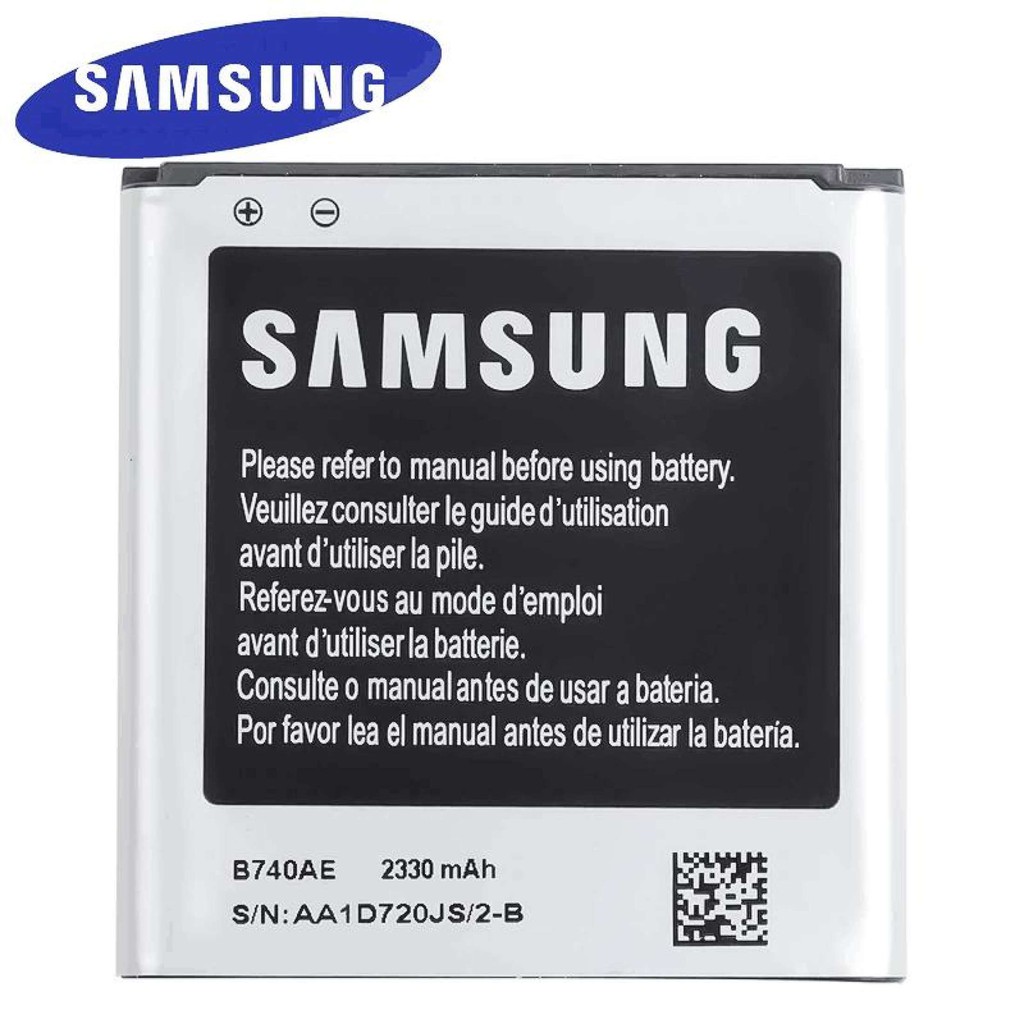 แบตเตอรี่ Samsung Galaxy S4 ซูม Original B740AC B740AE 2330mAh สำหรับ Samsung C101 C105 C105K C105A 