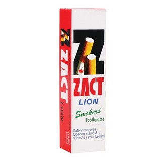 ยาสีฟัน ZACTขจัดคราบ สูตรสำหรับผู้สูบบุหรี่ (กล่องสีแดง) 160 กรัม