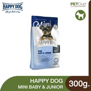 [PETClub] Happy Dog Mini Baby &amp; Junior - อาหารลูกสุนัขพันธุ์เล็ก ปราศจากกลูเต็น [300g.]