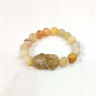 สร้อยข้อมือปี่เซี๊ยะหินสีน้ำผึ้ง. หนุนนำโชคลาภเงินทองและความมั่งคั่ง