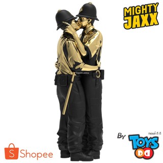 Mighty Jaxx KISSING COPPERS BY BRANDALISED (GOLD RUSH EDITION)