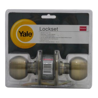 ลูกบิดทั่วไป YALE KN-VCA5227US5 หัวกลมAB YALE KN-VCA5227US5 AB ENTRANCE KNOB