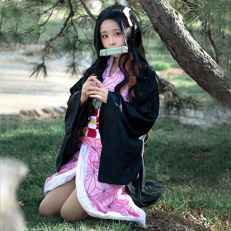 Review Anime Demon Slayer Kimetsu No Yaiba Cosplay Kamado Nezuko