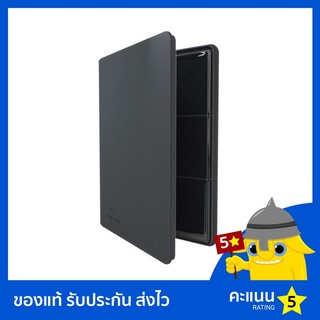 Zip-Up Ring Binder Slim: Black แฟ้ม 3 ห่วงมีซิป