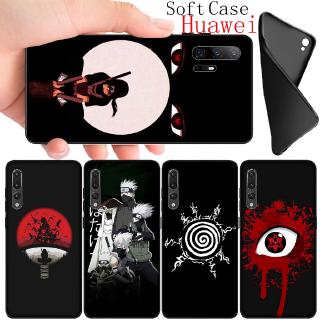 เคสโทรศัพท์แบบนุ่ม huawei p 30 p 20 pro lite p smart z plus 2019 naruto uchiha sasuke anime สีดํา